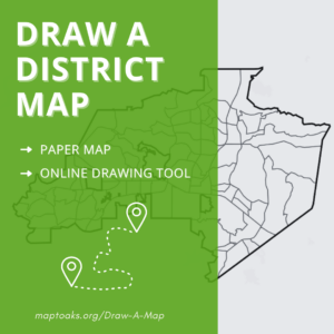 Tools to draw a district map
